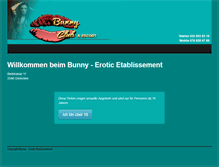 Tablet Screenshot of bunnyclub.ch